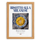 Risotto alla Milanese – Italian Dish, Café Wall Art, set in oak frame