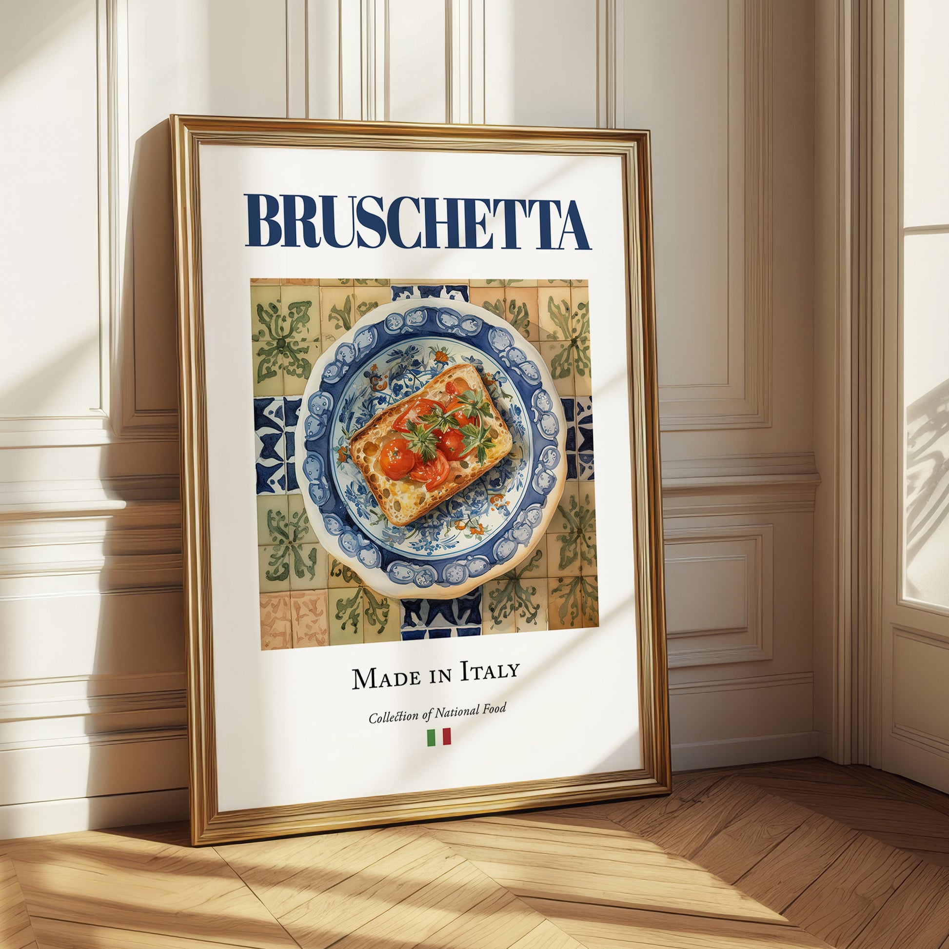 Bruschetta – Italian Snack Dish, Café Wall Art
