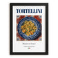 Tortellini – Italian Pasta, Restaurant Poster, in sleek black frame