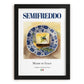 Semifreddo – Italian Dessert Dish, Restaurant Painting, in sleek black frame