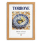 Torrone – Italian Dessert Dish, Tavern Poster, set in oak frame