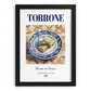 Torrone – Italian Dessert Dish, Tavern Poster, in sleek black frame