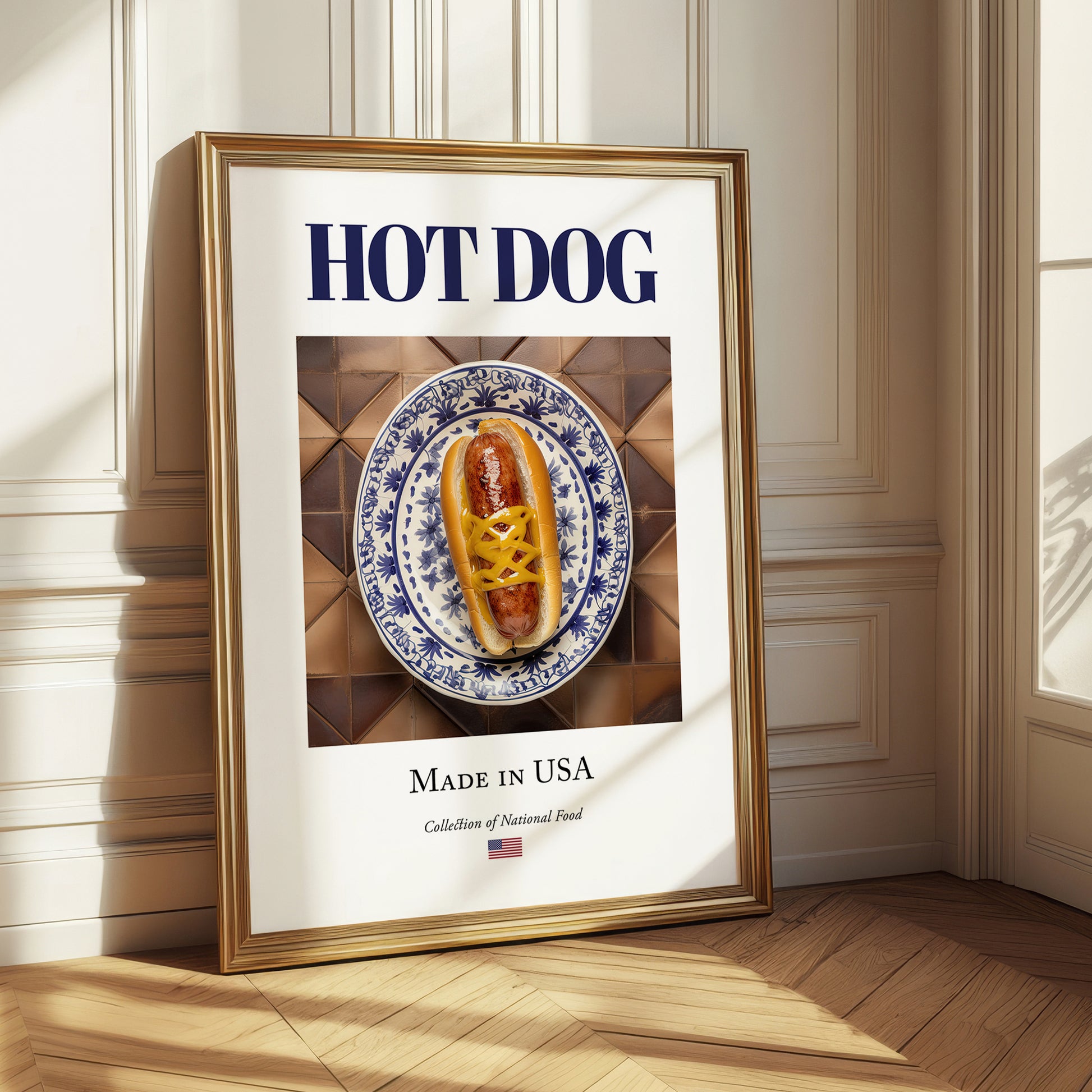 Hot dog – American Snack Dish, Café Illustration