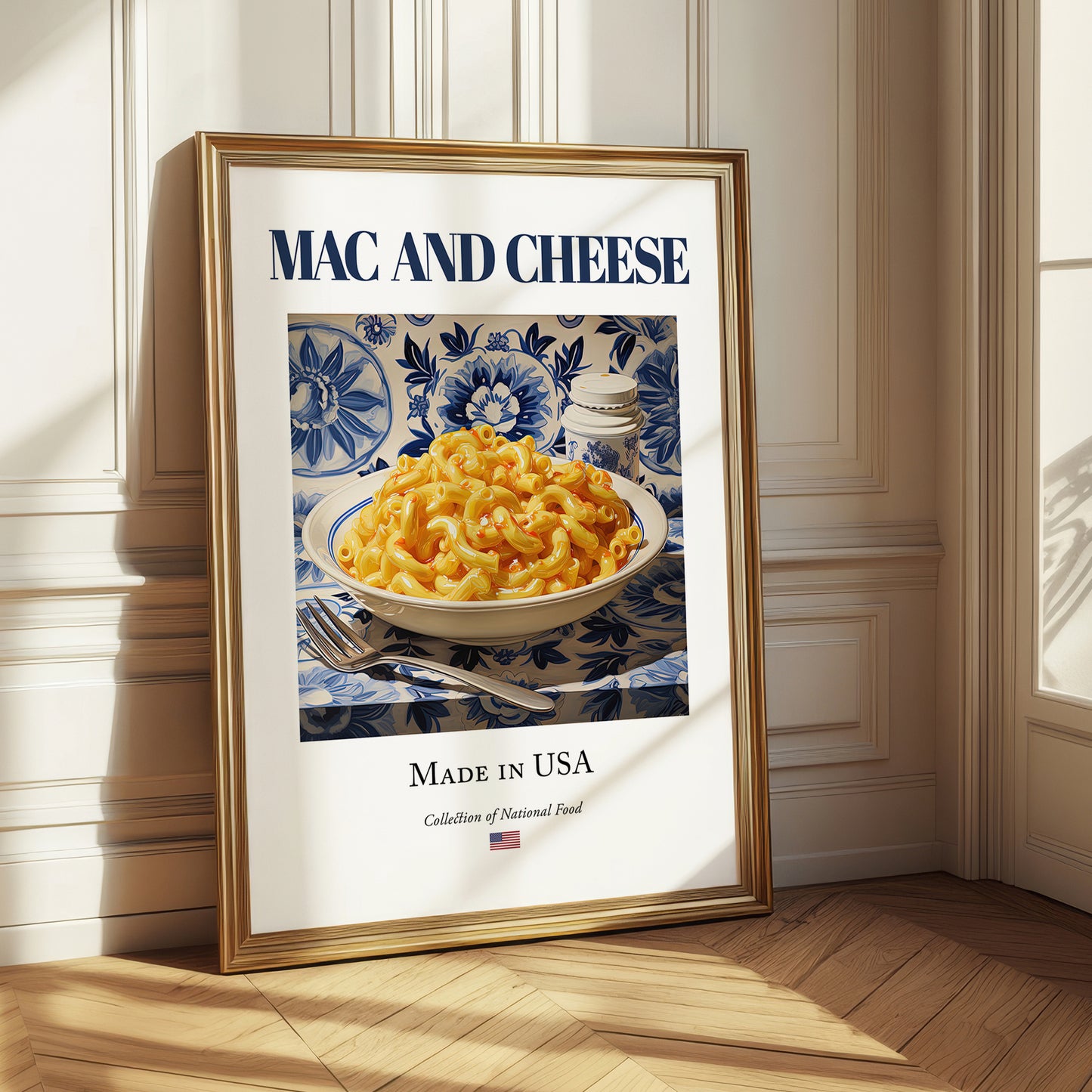 Mac and Cheese – American Dish, Fine Dining Restaurant Poster