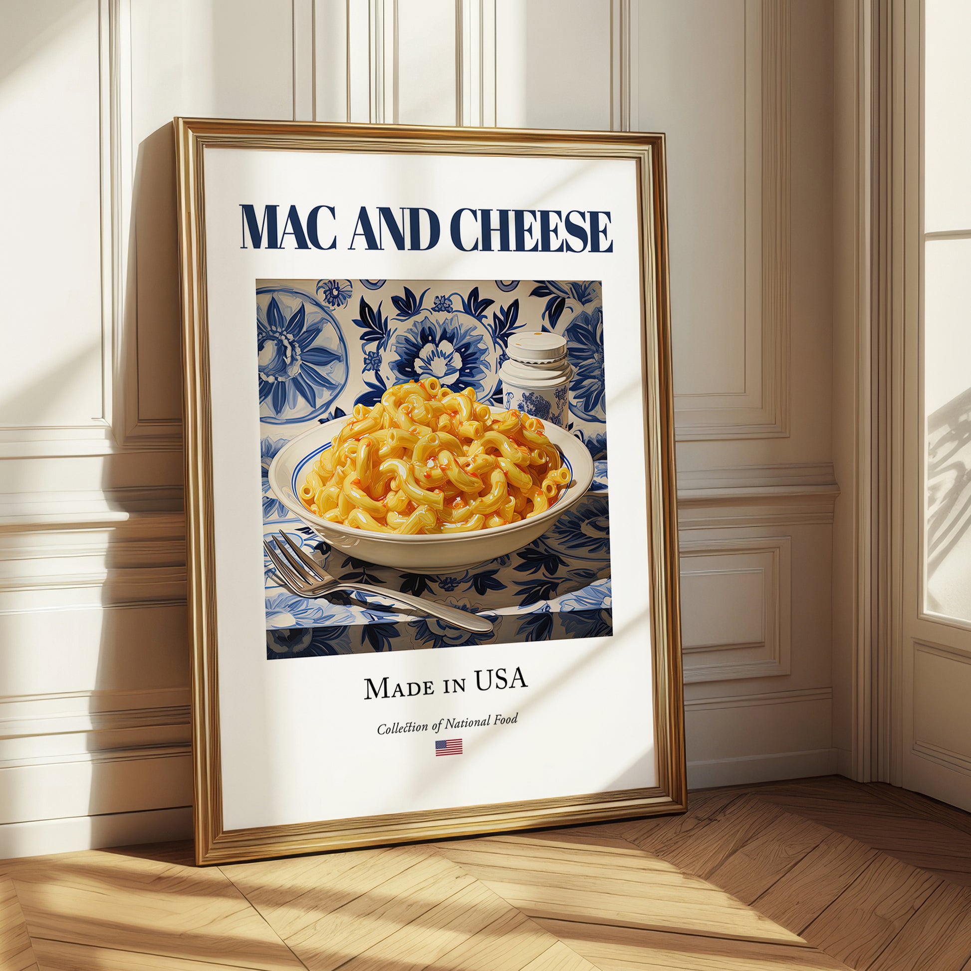Mac and Cheese – American Dish, Fine Dining Restaurant Poster
