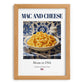Mac and Cheese – American Dish, Fine Dining Restaurant Poster, set in oak frame