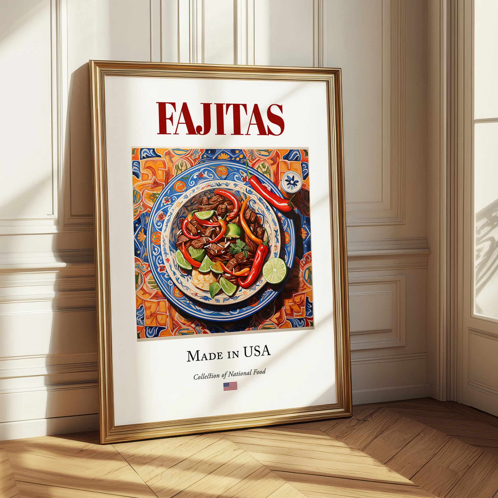 Fajitas – American Dish, Brasserie Print