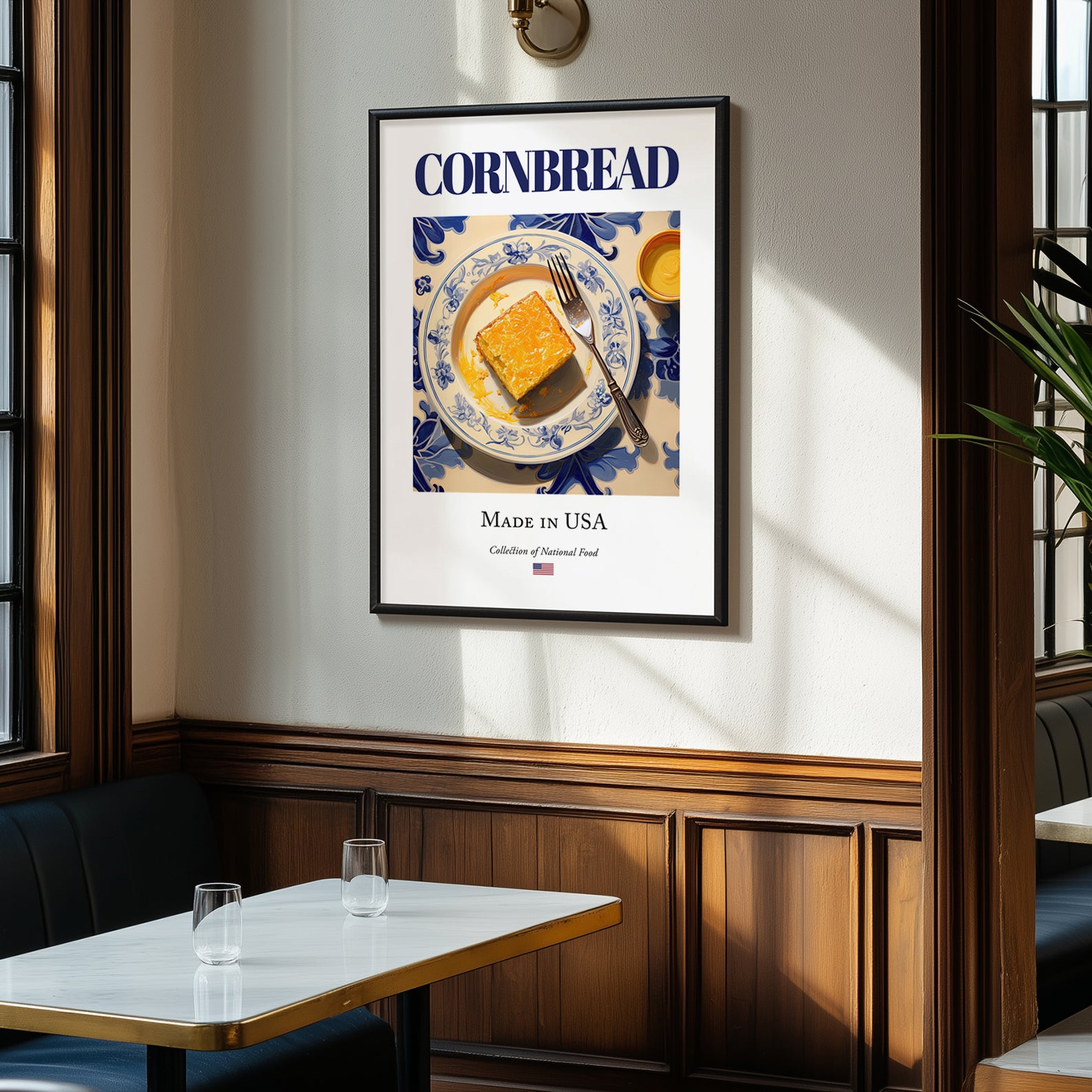 Cornbread – American Bread Dish, Brasserie Art, clean layout with no caption