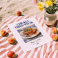Chicken Fried Steak – American Meat Dish, Bistro Print, unframed on coastal sand