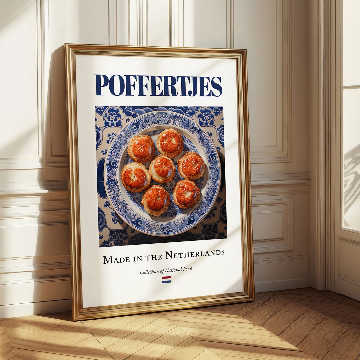 Poffertjes – Dutch Dessert Dish, Bistro Poster