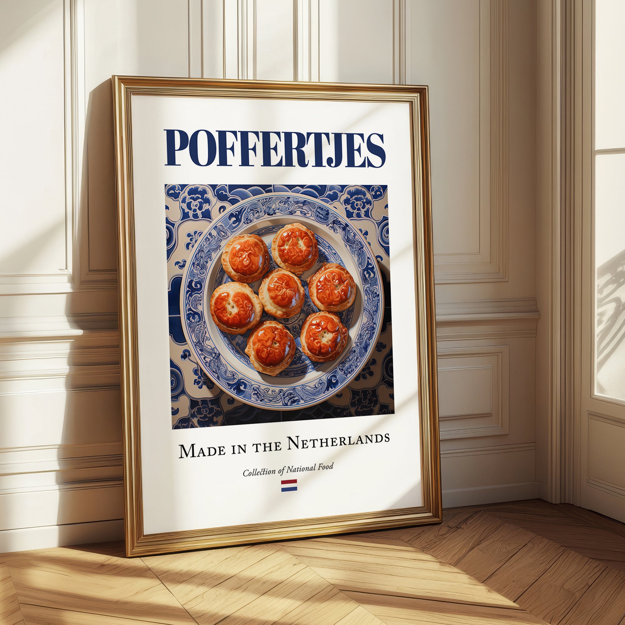 Poffertjes – Dutch Dessert Dish, Bistro Poster