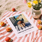 Gelato Cioccolato Fondente – Italian Urban Café Scene, Gelato Print, unframed on coastal sand