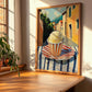 Gelato Limone – Italian Café on the Corner, Gelato Illustration, clean layout with no caption