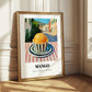Gelato Mango – Italian Street Café Scene, Gelato Wall Art