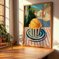 Gelato Mango – Italian Street Café Scene, Gelato Wall Art, clean layout with no caption