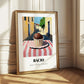 Gelato Bacio – Italian Street Café Scene, Gelato Poster