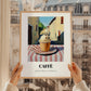 Gelato Caffe – Italian Street Café Scene, Gelato Illustration, styled in a charming Paris street view
