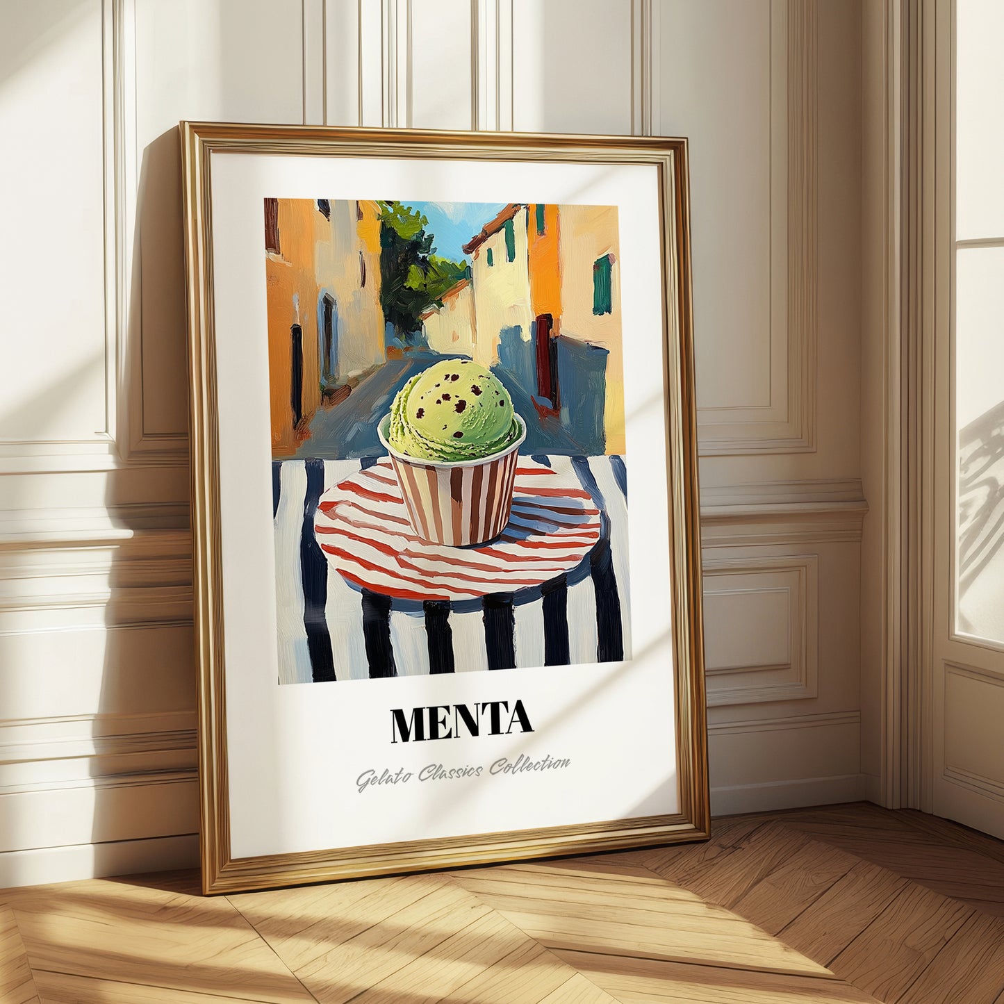 Gelato Menta – Italian Café on the Corner, Gelato Painting