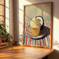 Cocco – on Striped Tablecloth, Gelato Painting, clean layout with no caption