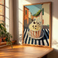 Gelato Biscotto E Crema – Italian Café on the Corner, Gelato Poster, clean layout with no caption
