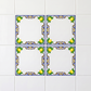 4er-Set Maiolica-Motiv-Fliesen · 65% sparen