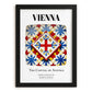 Vienna, Austria – Tourist Destination Poster, in sleek black frame