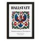 Hallstatt, Austria – Travel Print, in sleek black frame