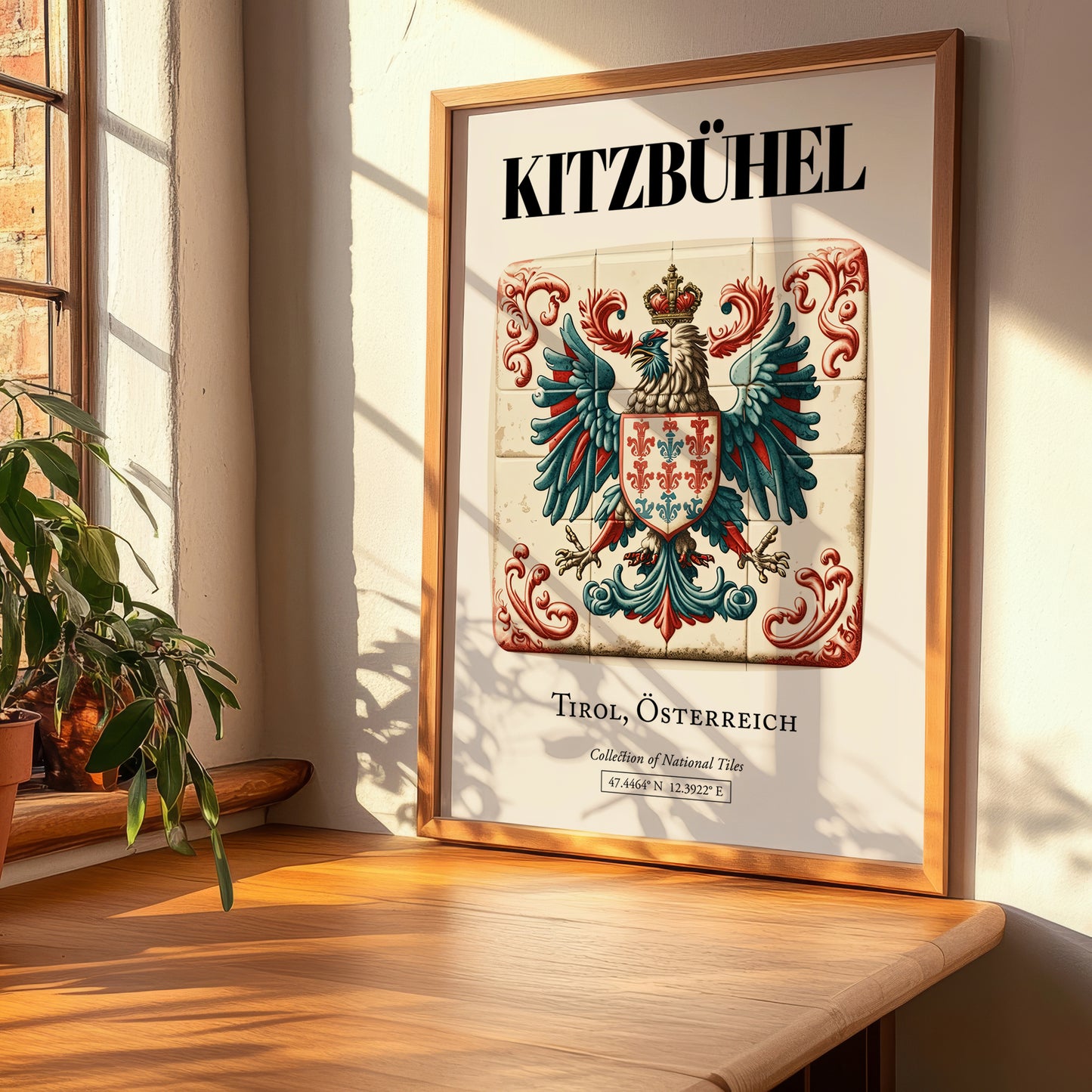 Kitzbühel, Austria – Travel Print, clean layout with no caption
