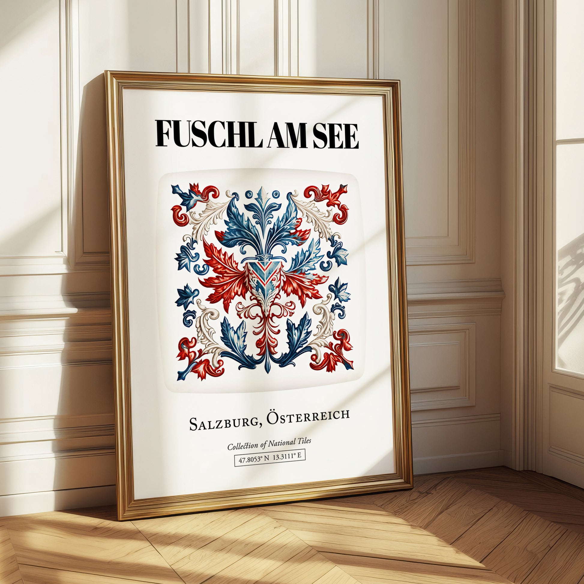 Fuschl Am See, Austria – Travel Poster, styled in a charming Paris street view