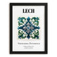 Lech, Austria – Travel Poster, in sleek black frame