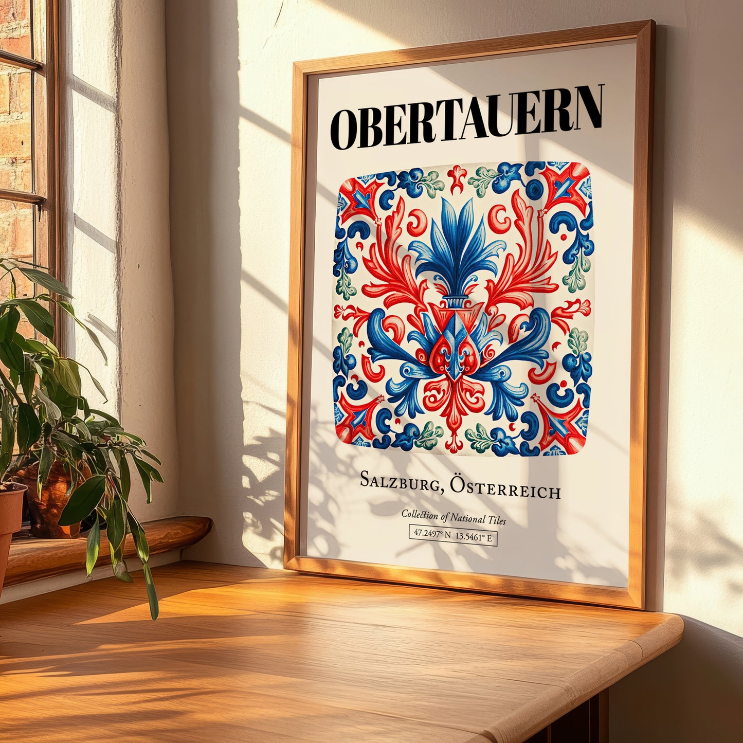Obertauern, Austria – Country Culture Poster, clean layout with no caption