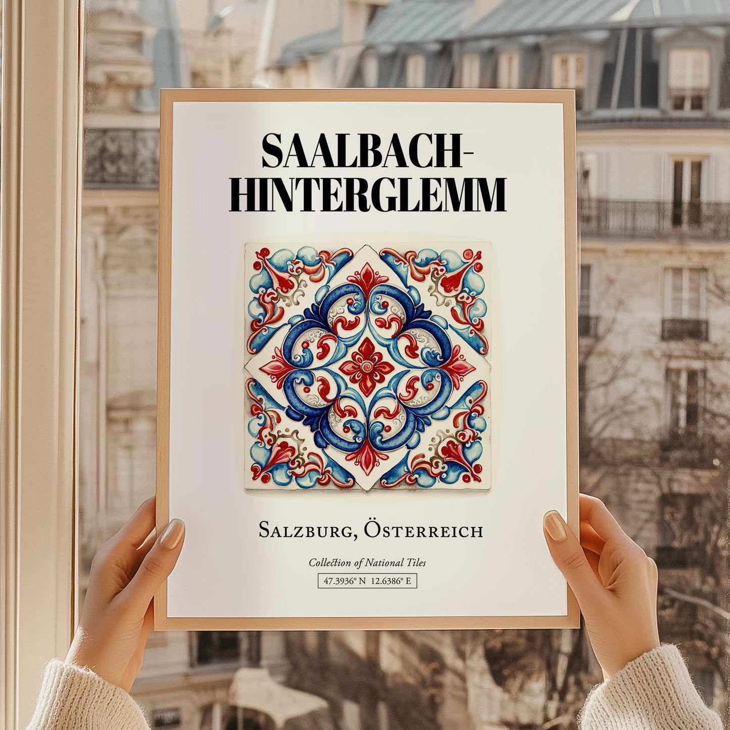 Saalbach-hinterglemm, Austria – Vintage Travel Poster