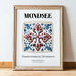Mondsee, Austria – Global Cities Wall Print, in wooden frame leaning on the floor