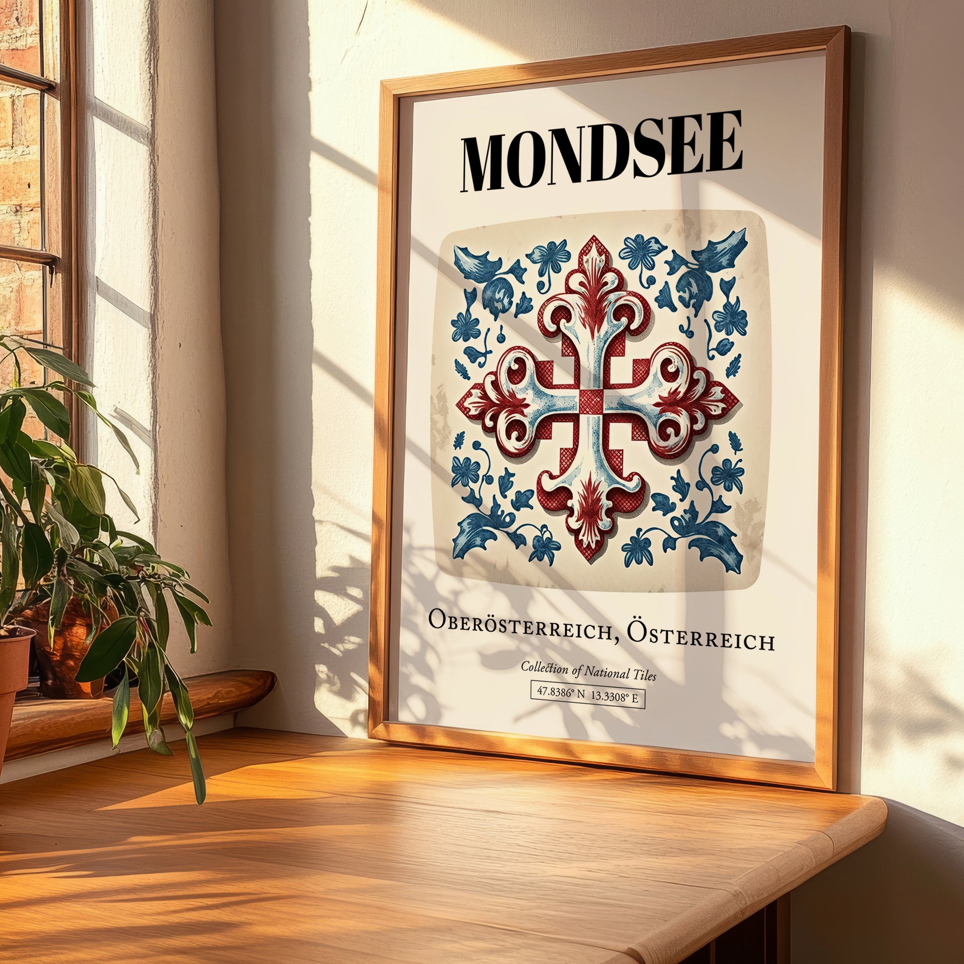 Mondsee, Austria – Global Cities Wall Print, clean layout with no caption