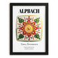 Alpbach, Austria – Travel Poster, in sleek black frame