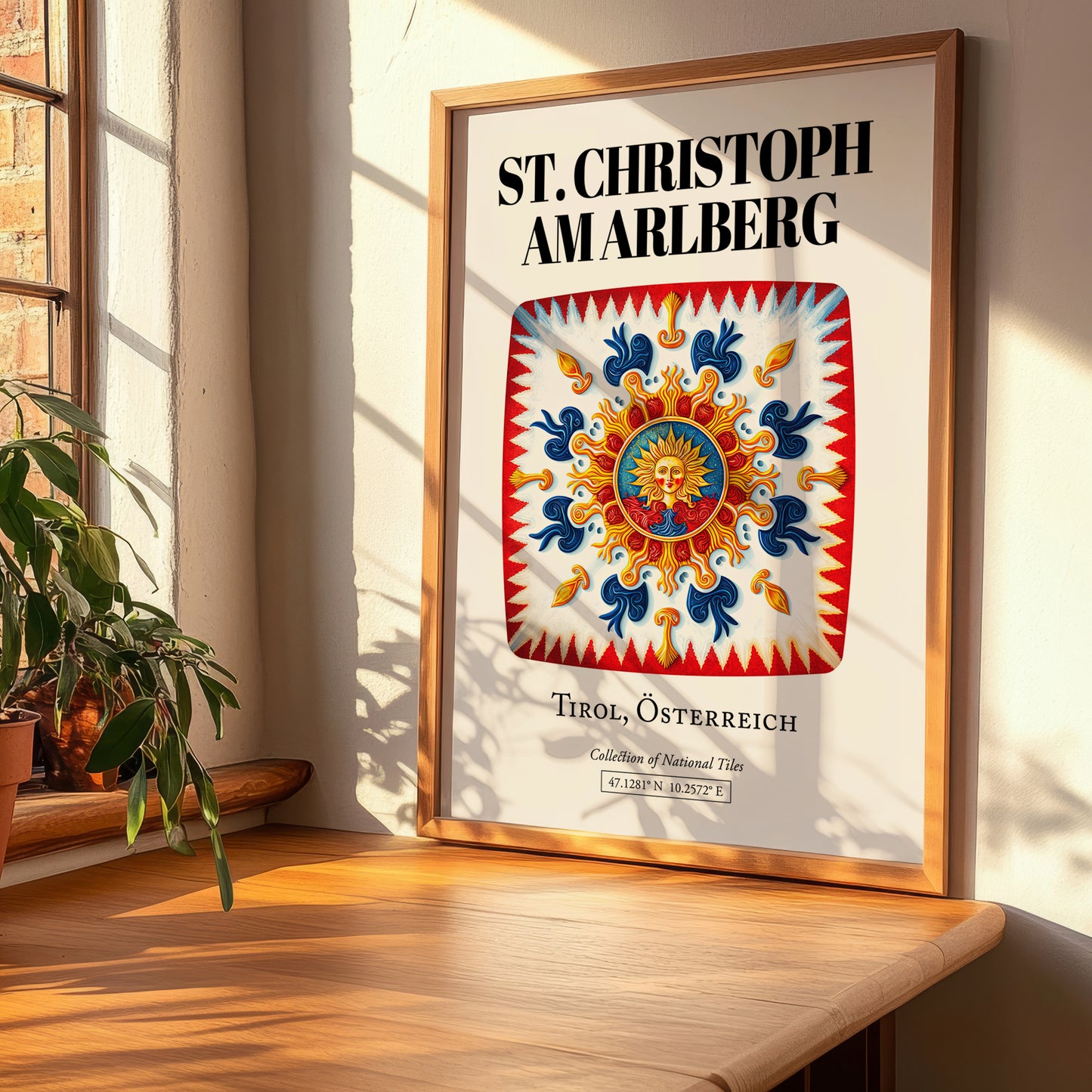 St. Christoph Am Arlberg, Austria – Architectural Travel Art, clean layout with no caption