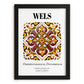 Wels, Austria – Travel Poster, in sleek black frame