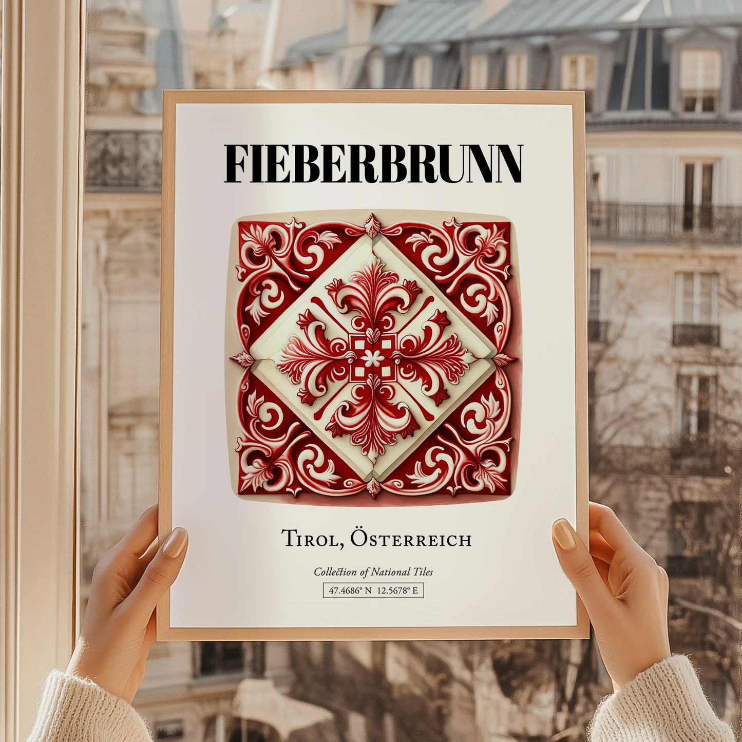 Fieberbrunn, Austria – Tourist Destination Poster