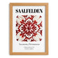 Saalfelden, Austria – Travel Print, set in oak frame
