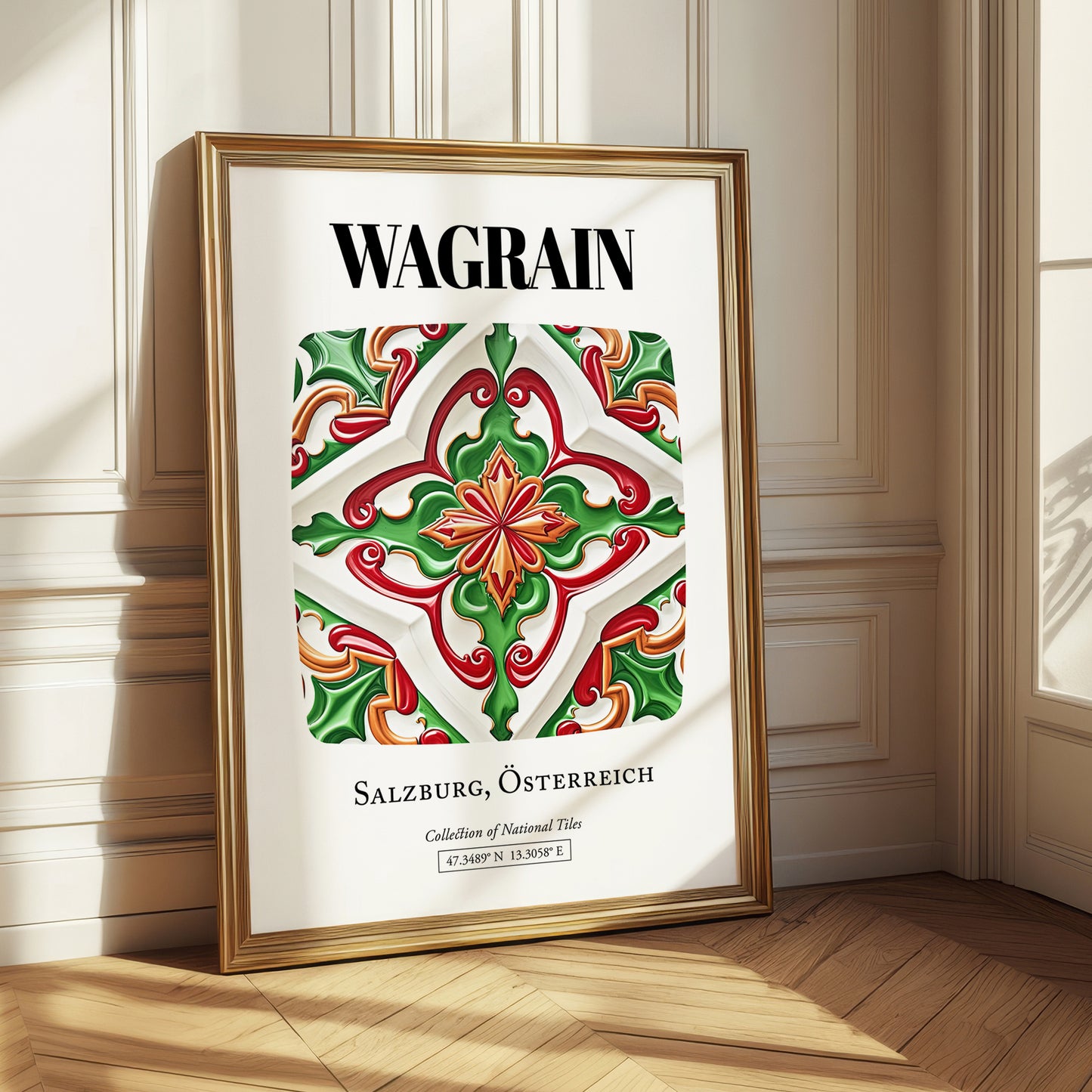 Wagrain, Austria – Travel Wall Decor, styled in a charming Paris street view