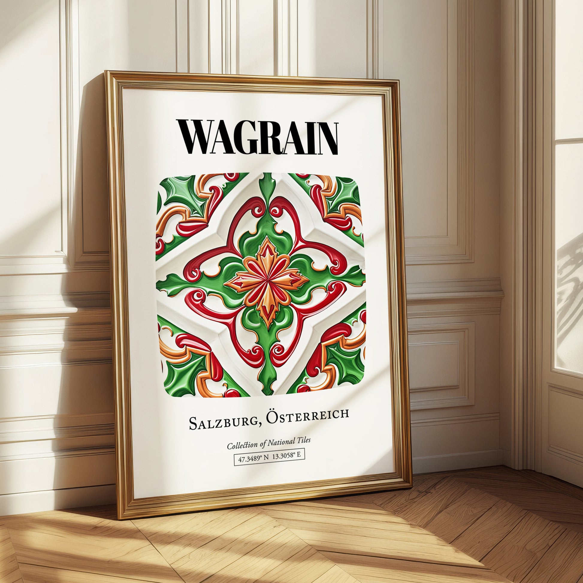 Wagrain, Austria – Travel Wall Decor, styled in a charming Paris street view