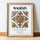 Wagrain, Austria – Travel Wall Decor, in wooden frame leaning on the floor