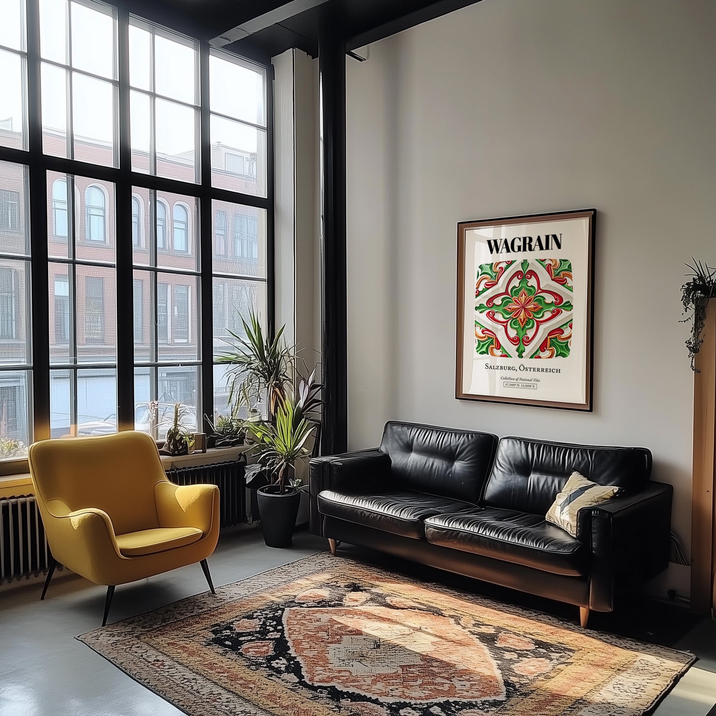 Wagrain, Austria – Travel Wall Decor, unframed on coastal sand