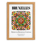 Brussels, Belgique – Travel Memories Wall Print, set in oak frame