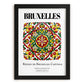 Brussels, Belgique – Travel Memories Wall Print, in sleek black frame