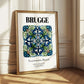 Bruges, Belgium – Travel Poster, styled in a charming Paris street view