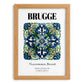Bruges, Belgium – Travel Poster, set in oak frame