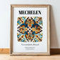 Mechelen, Belgium – Dream Destination Decor, in wooden frame leaning on the floor