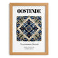 Ostend, Belgium – Travel Wall Decor, set in oak frame