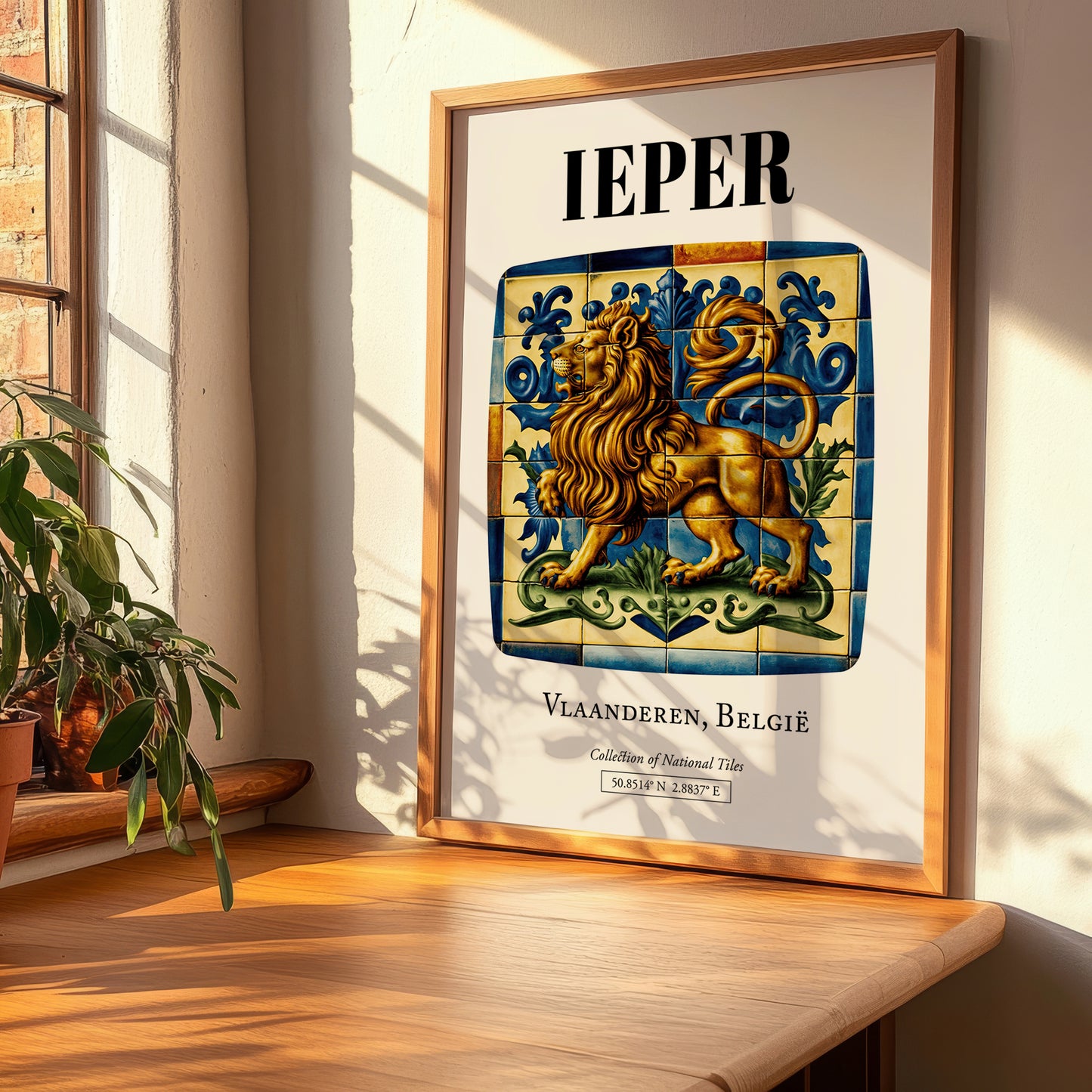 Ypres, Belgium – Travel Wall Art, clean layout with no caption